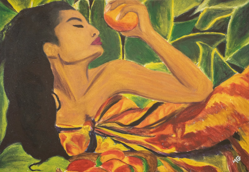 Girl with the Mango